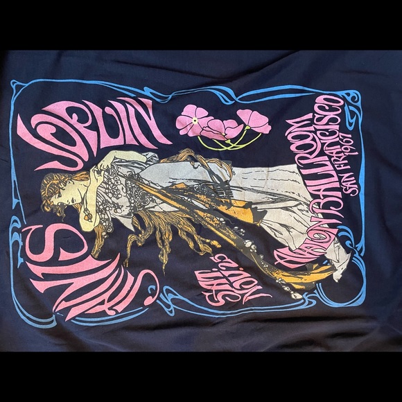 Torrid off shoulder Janis Joplin tee nwt - Picture 3 of 4